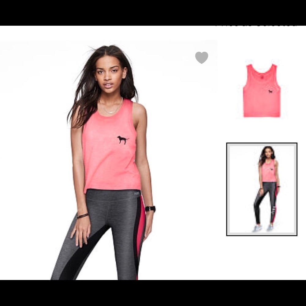 Pink Cropped Tank